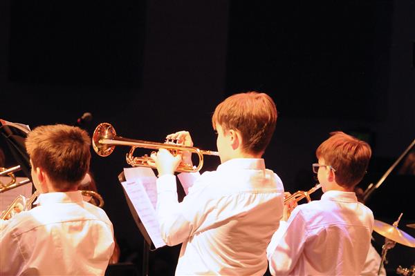 Students performing at the 2023-2024 All County Jazz Concert